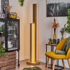 Lampadaire Tejedor LED Écru, 2 lumières