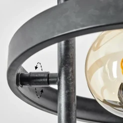 Lampadaire Theareabarivat Anthracite, 3 lumières