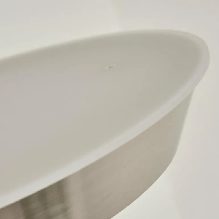 Lampadaire Theron LED Nickel mat, 1 lumière, Télécommandes