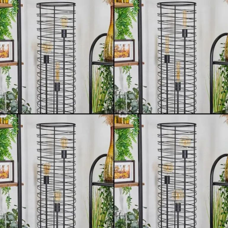 Lampadaire Tobuna Noir, 3 lumières