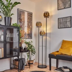 Lampadaire Traak Noir, 3 lumières