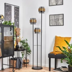 Lampadaire Traak Noir, 3 lumières