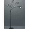 Lampadaire Trio Balini LED Anthracite, 5 lumières