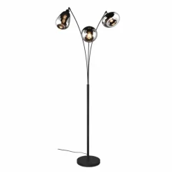 Lampadaire Trio Lumina Noir, 3 lumières