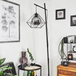 Lampadaire Uarau Noir, 1 lumière