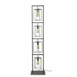 Lampadaire Westbroek Argenté, 4 lumières