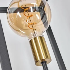 Lampadaire Woden Laiton, Noir, 3 lumières