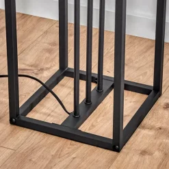 Lampadaire Woden Laiton, Noir, 3 lumières