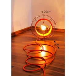 Lampadaire Zavaluce Arianna Chrome, 1 lumière