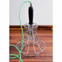 Lampadaire Zavaluce Lady Cage Chrome, 8 lumières