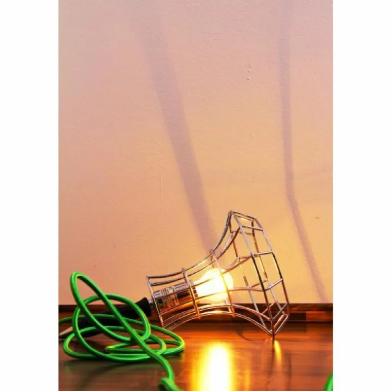 Lampadaire Zavaluce Lady Cage Chrome, 8 lumières