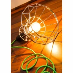 Lampadaire Zavaluce Lady Cage Chrome, 8 lumières