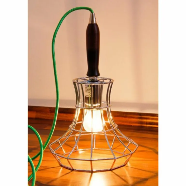 Lampadaire Zavaluce Lady Cage Chrome, 8 lumières