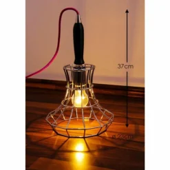 Lampadaire Zavaluce Lady Cage Chrome, 1 lumière