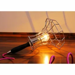 Lampadaire Zavaluce Lady Cage Chrome, 1 lumière