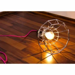 Lampadaire Zavaluce Lady Cage Chrome, 1 lumière