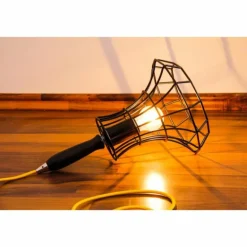 Lampadaire Zavaluce Lady Cage Noir, 1 lumière
