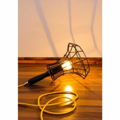 Lampadaire Zavaluce Lady Cage Noir, 1 lumière