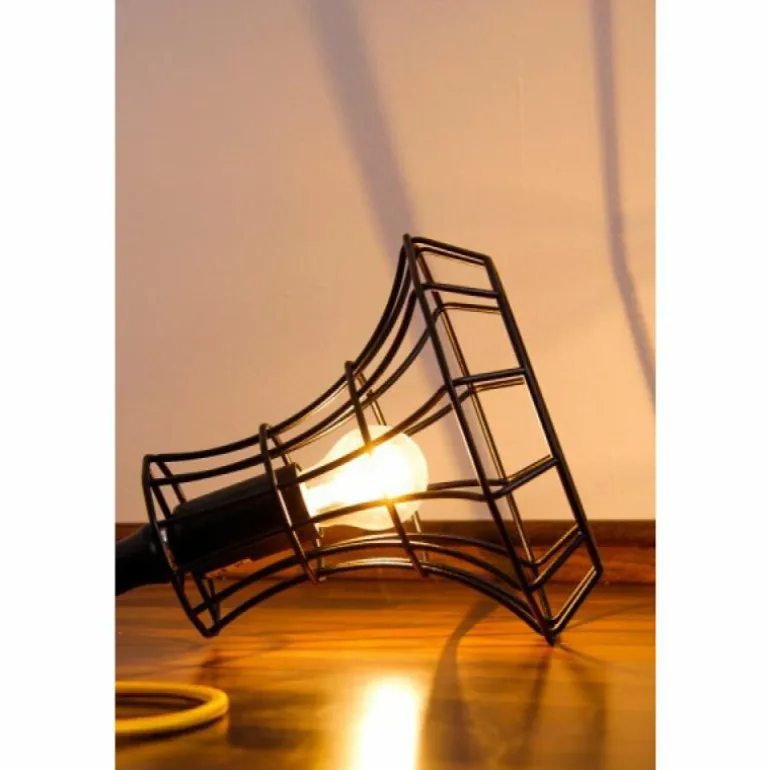 Lampadaire Zavaluce Lady Cage Noir, 1 lumière