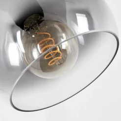 Lampe à arc Acey Noir, 1 lumière