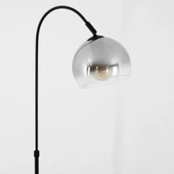 Lampe à arc Acey Noir, 1 lumière