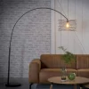 Lampe à arc Laghalerveen Anthracite, 1 lumière