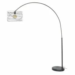 Lampe à arc Laghalerveen Anthracite, 1 lumière