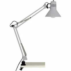 Lampe à clip Brilliant Hobby Titane, 1 lumière