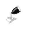 Lampe à clip Brilliant Leo Noir, 1 lumière