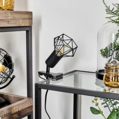 lampe â clipper Baripada Noir, 1 lumière