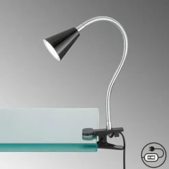 lampe â clipper FHL-easy Zirbel LED Noir, 1 lumière