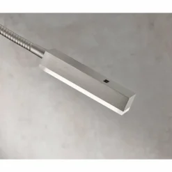 lampe â clipper Fischer & Honsel Raik LED Nickel mat, 1 lumière, Détecteur de mouvement