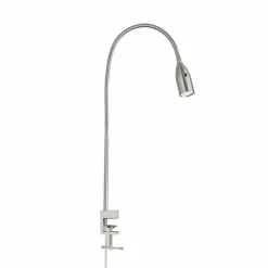 lampe â clipper Fischer & Honsel Sten LED Nickel mat, 1 lumière, Détecteur de mouvement