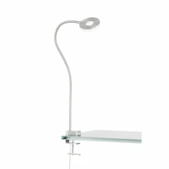 lampe â clipper Fischer & Honsel Jax LED Nickel mat, 1 lumière