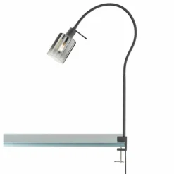 lampe â clipper Fischer & Honsel Iska Noir, 1 lumière