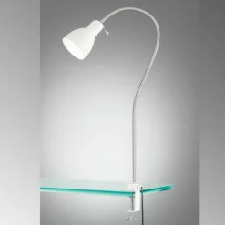 lampe â clipper Fischer-Honsel Lolland Crème, 1 lumière