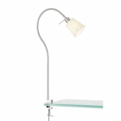 lampe â clipper Fischer-Honsel Jam Nickel mat, 1 lumière