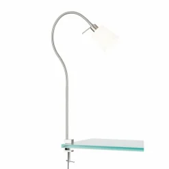 lampe â clipper Fischer-Honsel Jam Nickel mat, 1 lumière