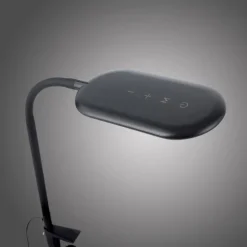 lampe â clipper Leuchten-Direkt KELLY LED Noir, 1 lumière