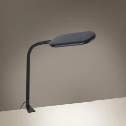 lampe â clipper Leuchten-Direkt KELLY LED Noir, 1 lumière