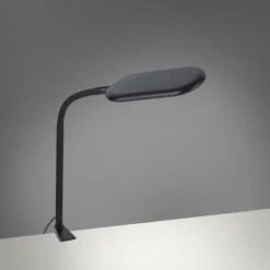lampe â clipper Leuchten-Direkt KELLY LED Noir, 1 lumière