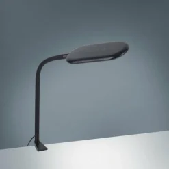 lampe â clipper Leuchten-Direkt KELLY LED Noir, 1 lumière