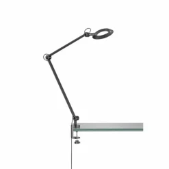 lampe â clipper SCHÖNER-WOHNEN-Kollektion Office LED Noir, 1 lumière