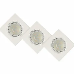 Lampe à encastrer Lucide FOCUS LED Gris, 3 lumières