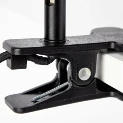 Lampe à pince Brilliant Manama Bois foncé, Noir, 1 lumière