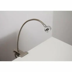 Lampe à pince Globo SERPENT LED Nickel mat, 1 lumière