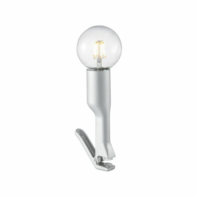 Lampe à pince Leuchten Direkt TURN ME Acier inoxydable, 1 lumière