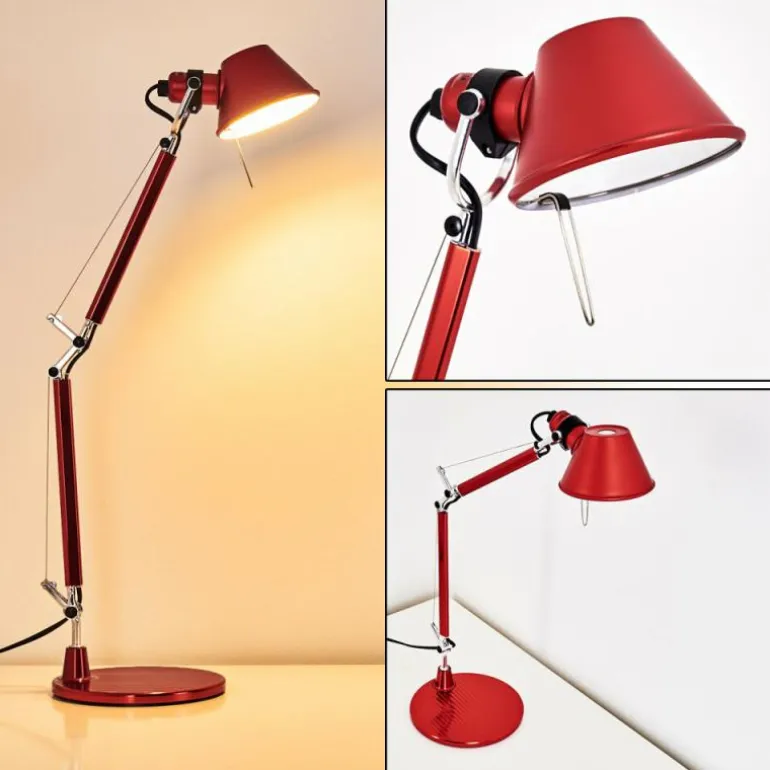 Lampe à poser Artemide TOLOMEO MICRO Rouge, 1 lumière