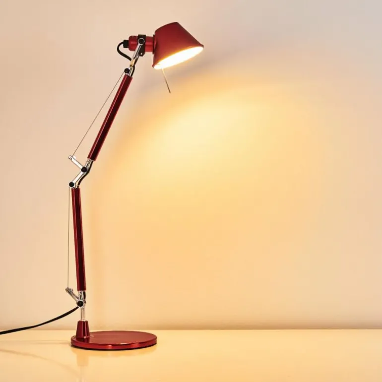 Lampe à poser Artemide TOLOMEO MICRO Rouge, 1 lumière