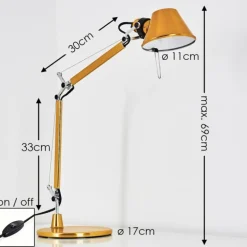 Lampe à poser Artemide TOLOMEO MICRO Jaune, 1 lumière, Changeur de couleurs